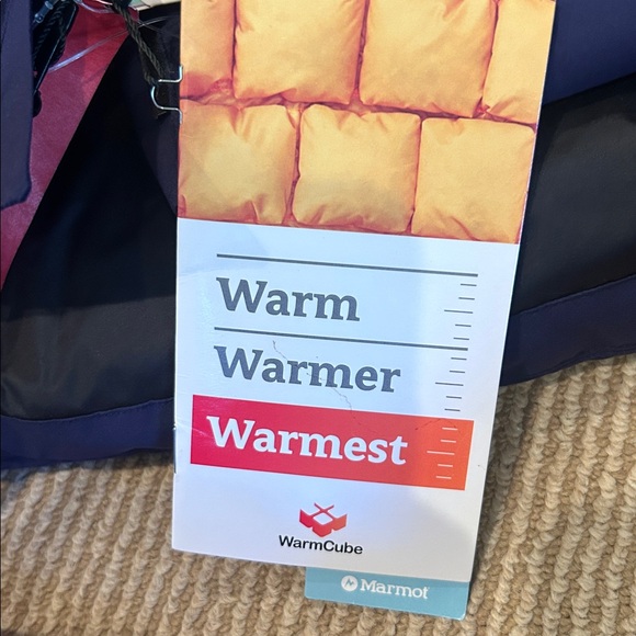 NWT Marmot warmcube havenmeyer arctic jacket coat in navy size small $500 - Picture 8 of 13